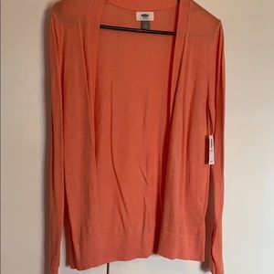 Coral cardigan from Old Navy